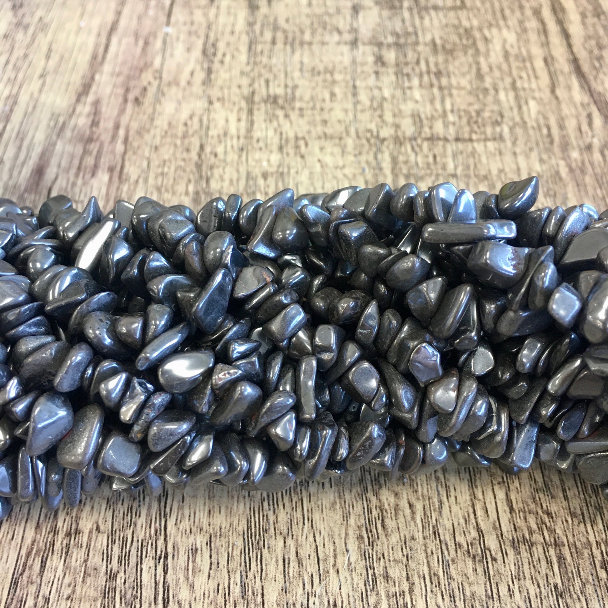 Natural Hematite Chips Beads | Bellaire Wholesale