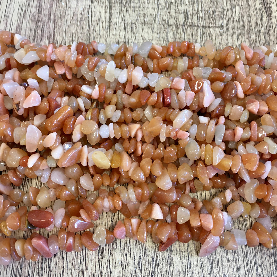 Red Aventurine Chips Beads | Bellaire Wholesale