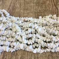 White Agate Chips Beads