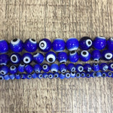 Royal Blue Evil Eye Glass Bead | Bellaire Wholesale