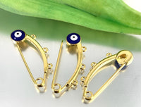18k Gold Plated Evil Eye Baby Pin | Bellaire Wholesale