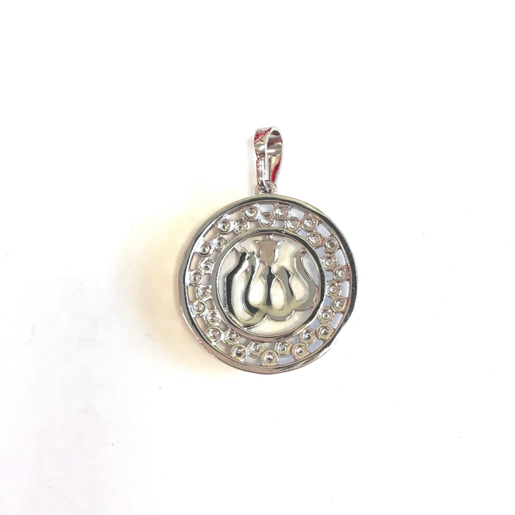Allah Pendant Rhodium | Bellaire Wholesale