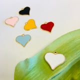 Enamel Heart Charms  | Bellaire Wholesale