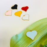 Enamel Heart Charms  | Bellaire Wholesale