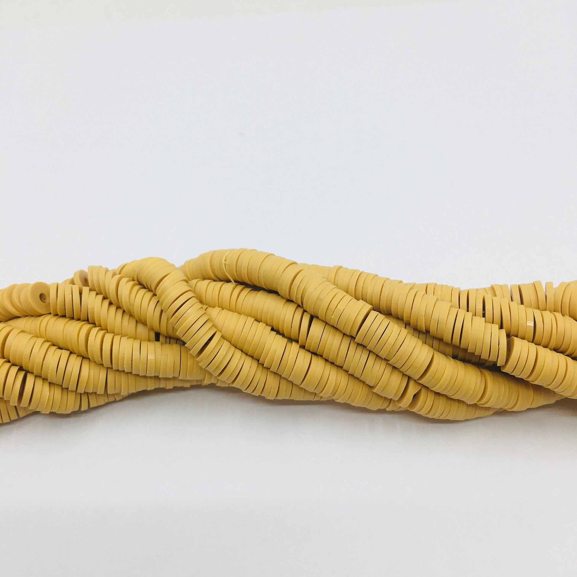 Mustard, Green Heishi Beads | Bellaire Wholesale