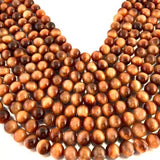 Sun Tigers eye beads, Round | Bellaire Wholesale