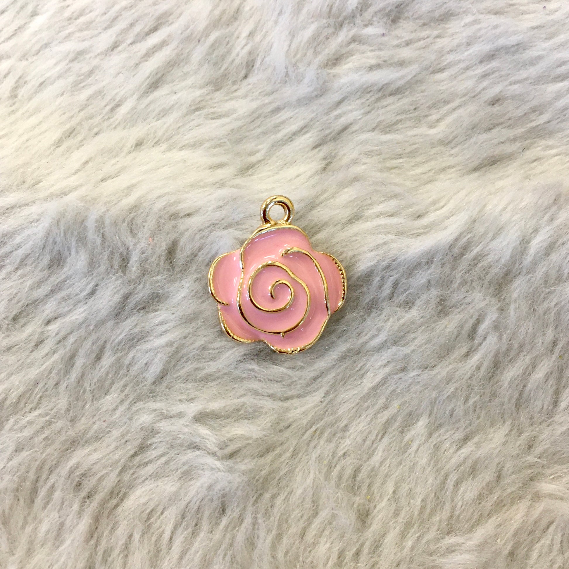 Enamel Rose Pendant | Bellaire Wholesale