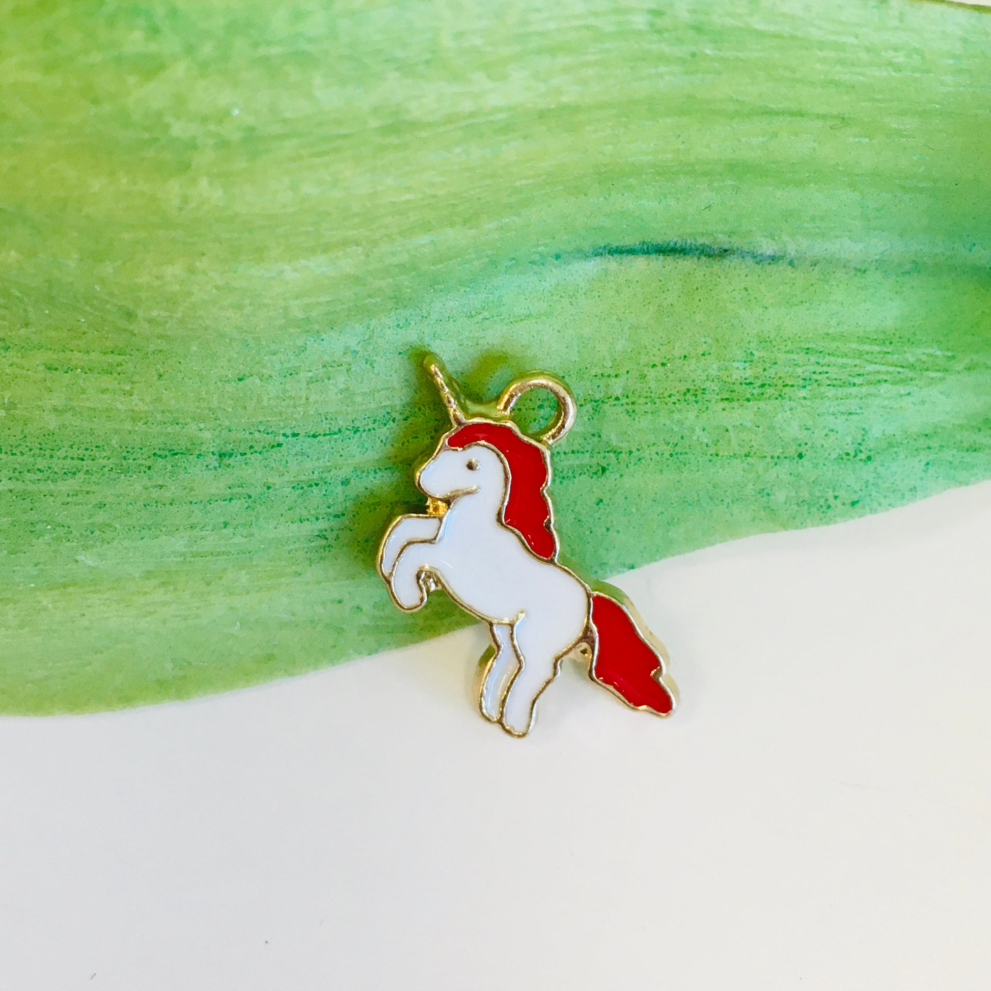 Enamel Unicorn Pendant | Bellaire Wholesale