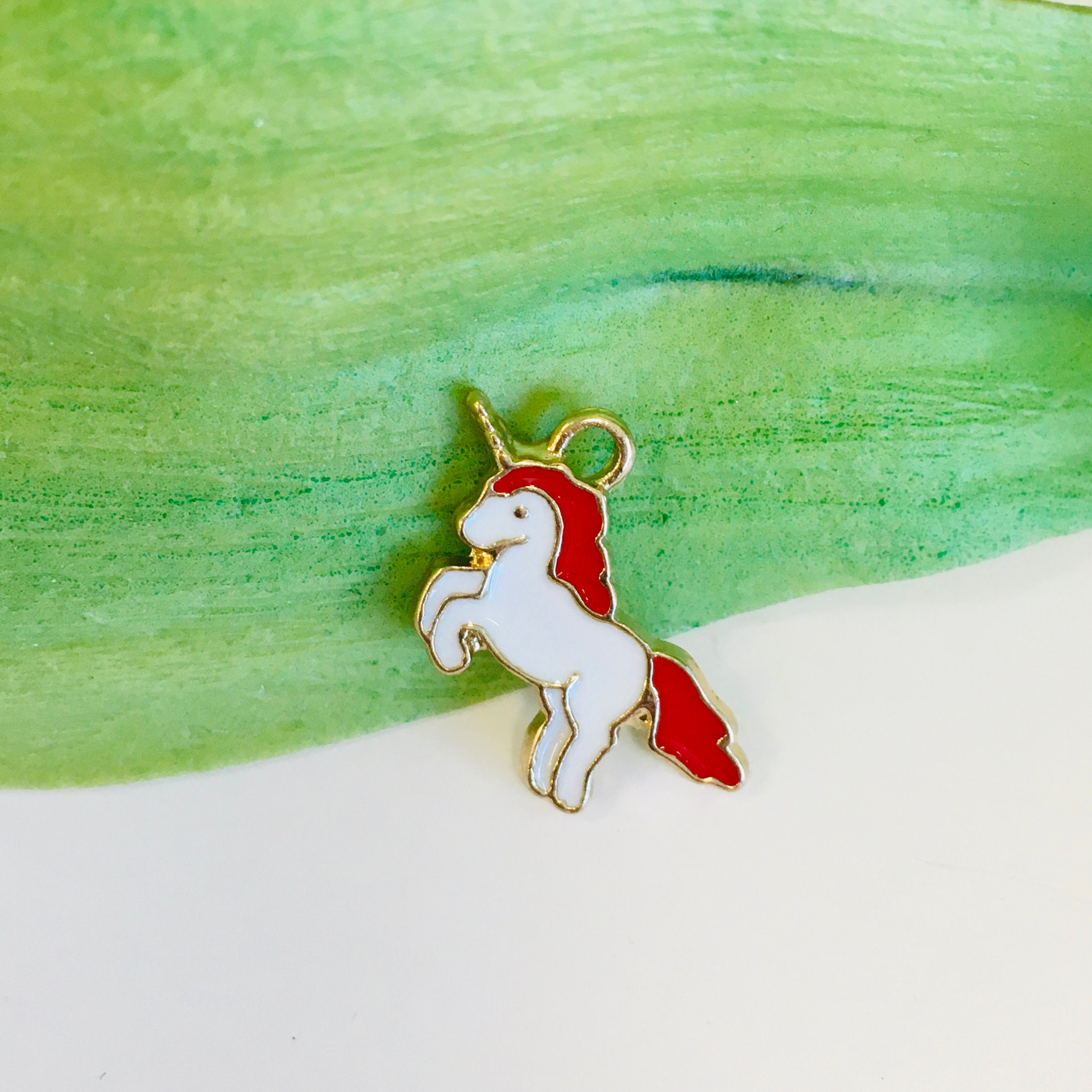 Enamel Unicorn Pendant | Bellaire Wholesale