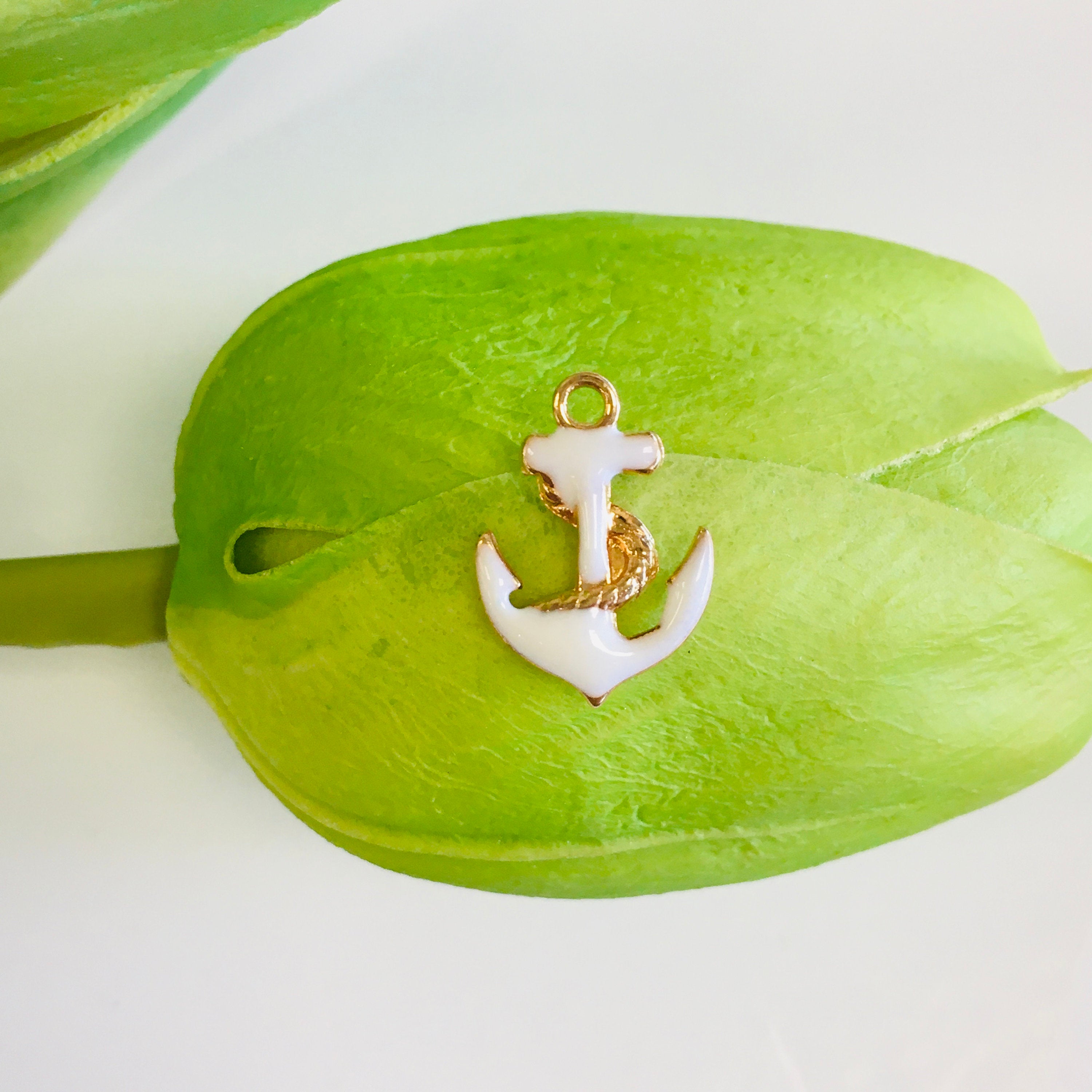 Enamel Anchor Charm | Bellaire Wholesale