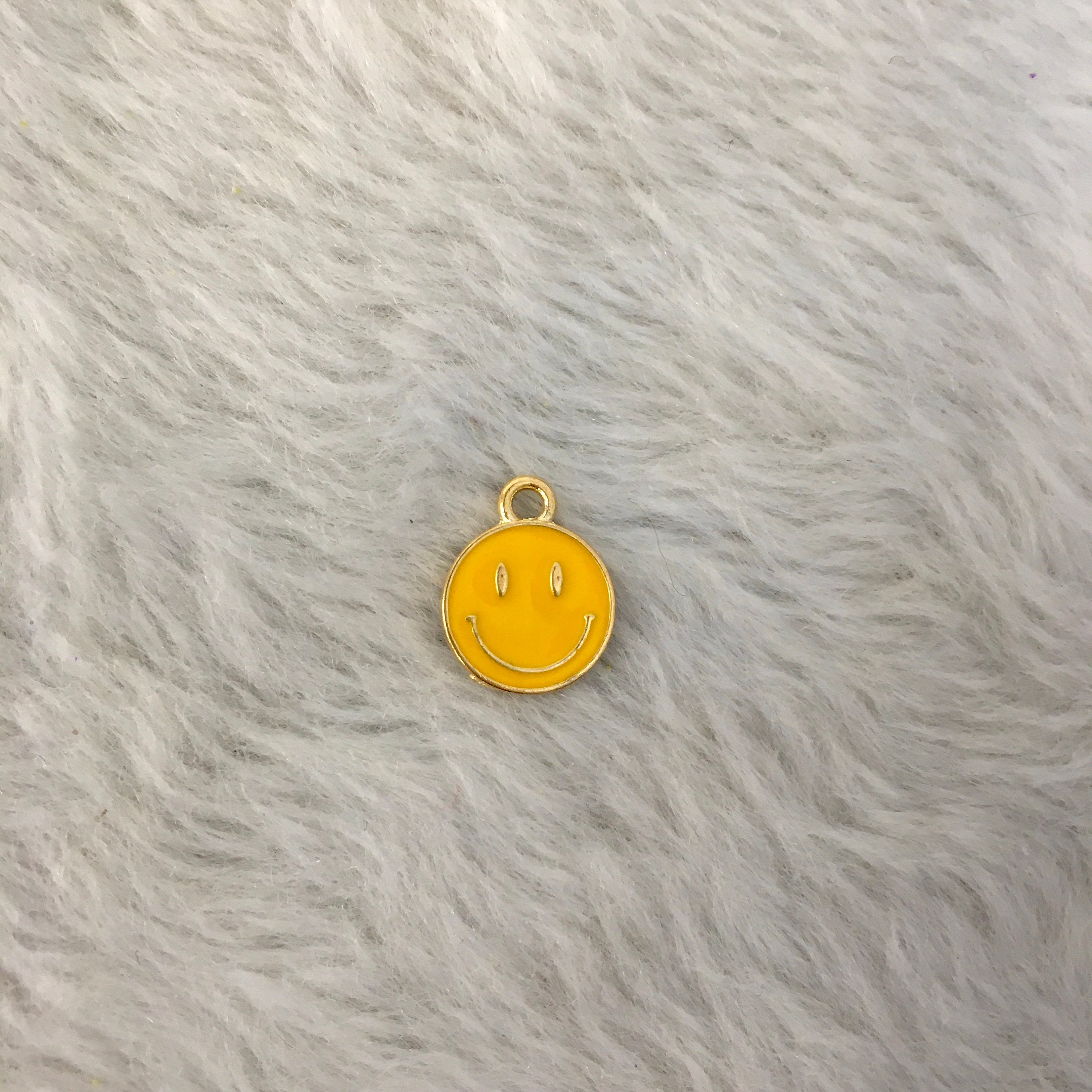 Enamel Smilie Face Pendant | Bellaire Wholesale