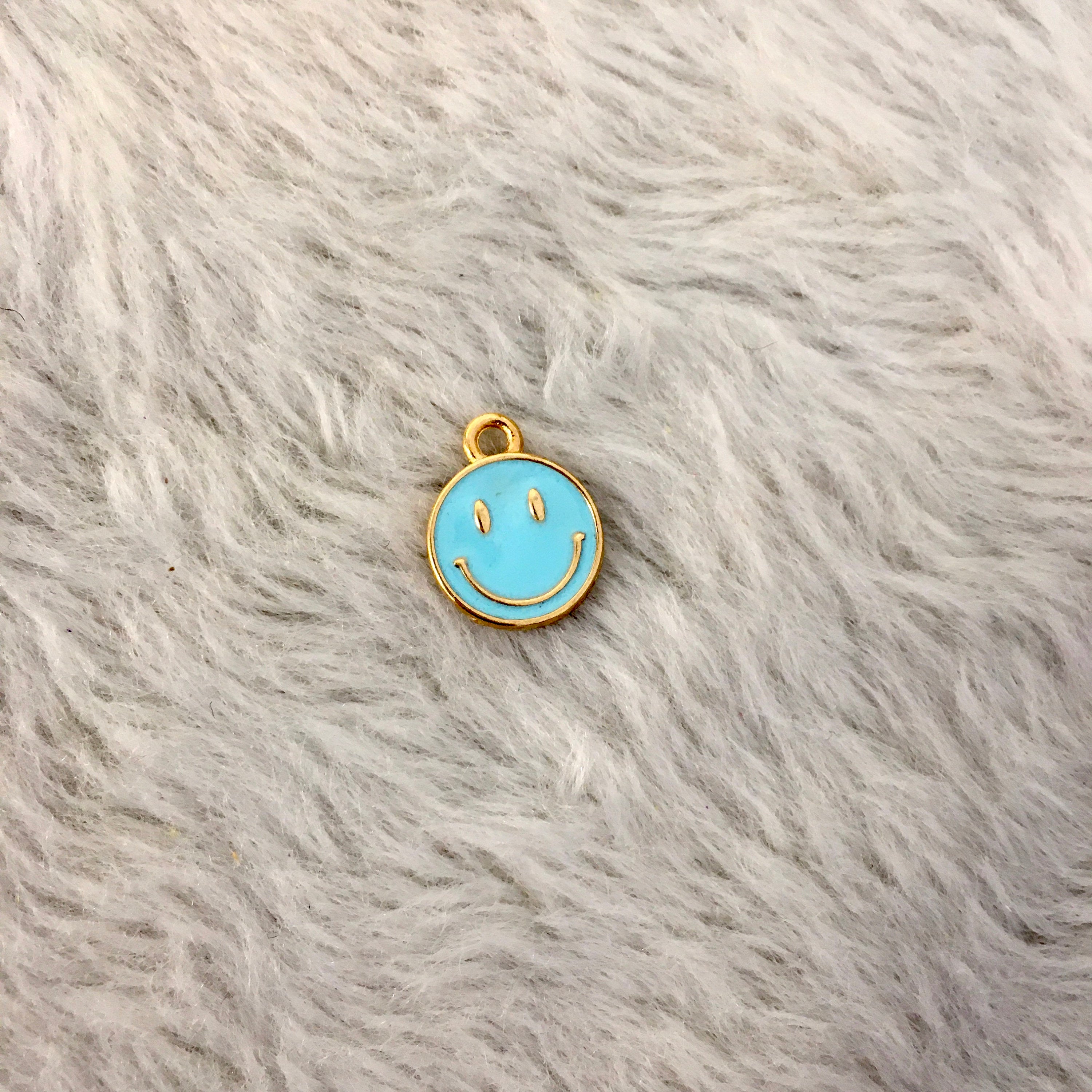 Enamel Smilie Face Pendant | Bellaire Wholesale