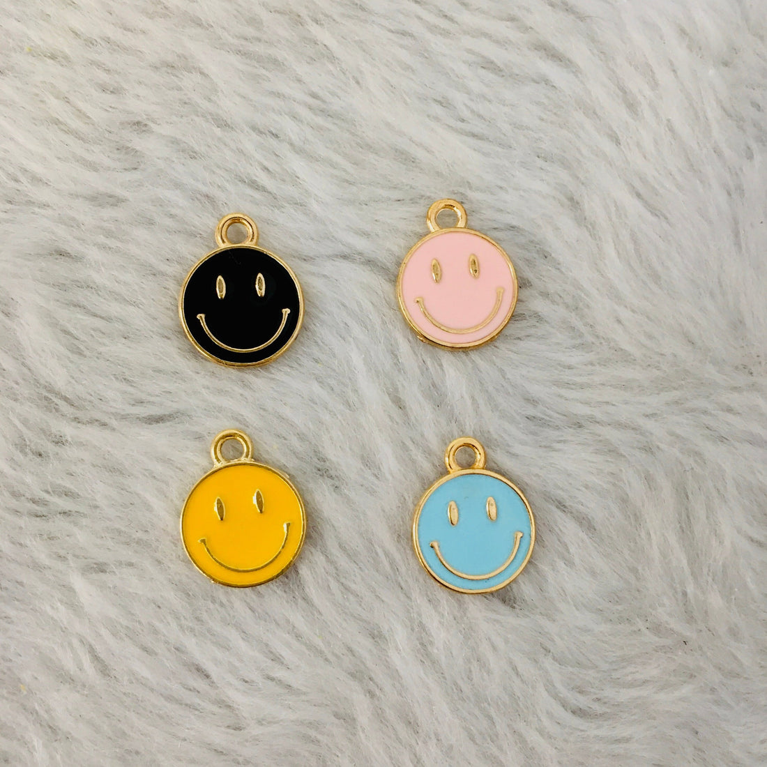 Enamel Smilie Face Pendant | Bellaire Wholesale