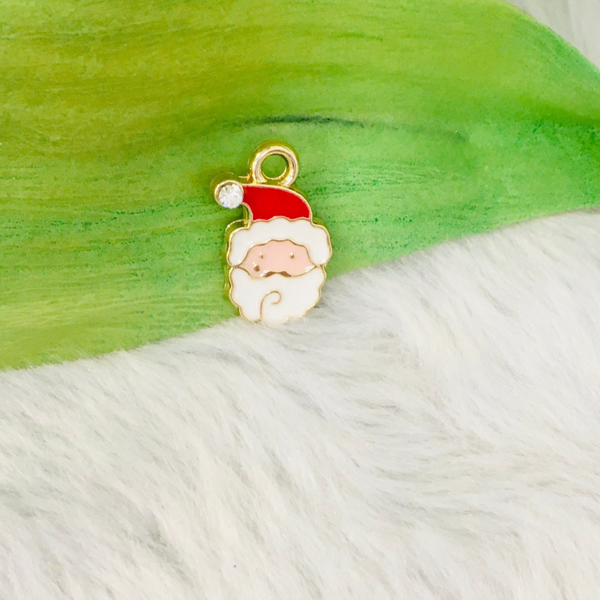 Enamel Santa Claus Charm | Bellaire Wholesale