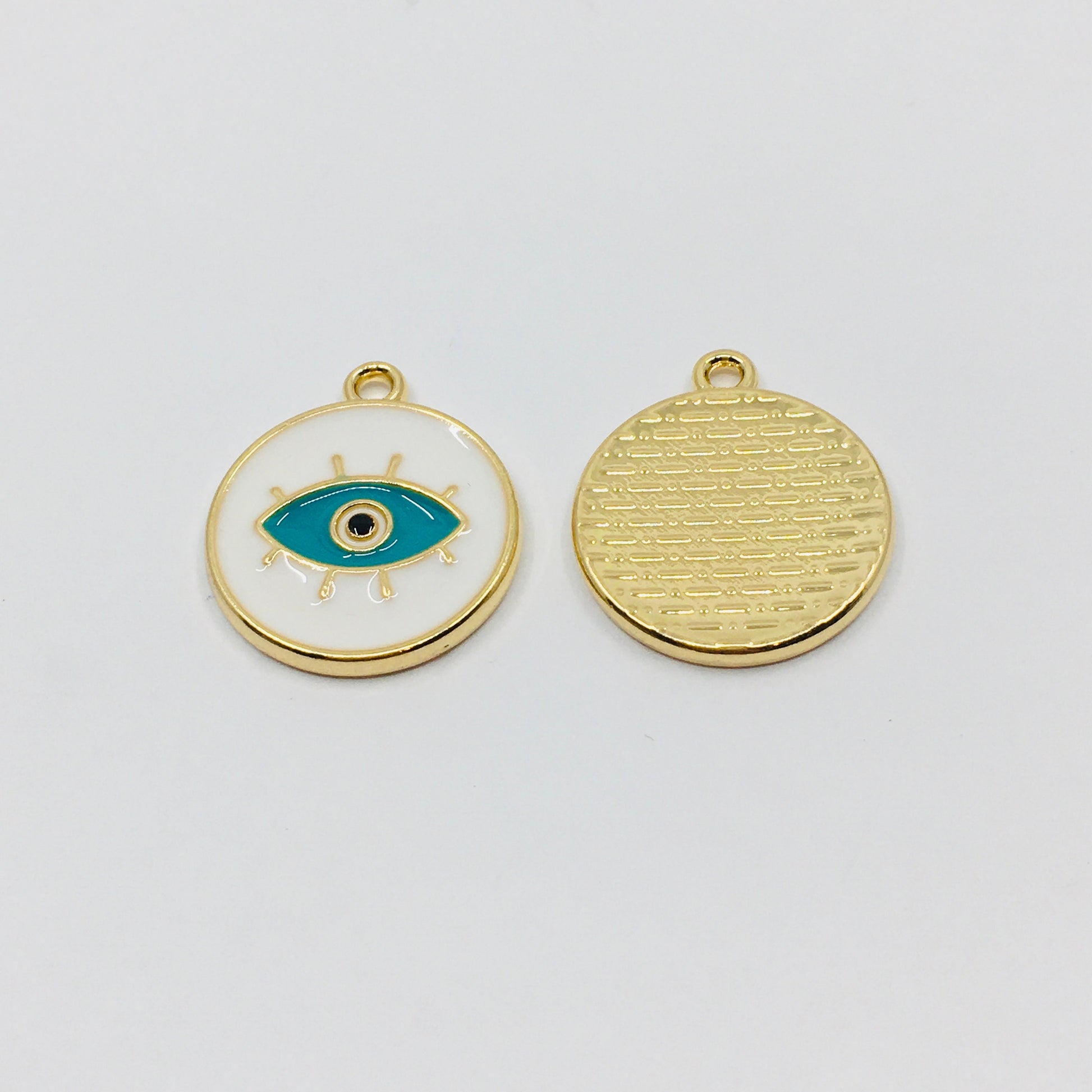 Alloy Enamel Evil Eye Charms | Bellaire Wholesale