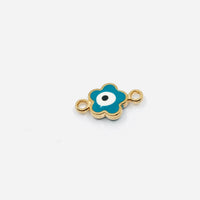 Evil Eye Connector, Flower Shaped | Bellaire Wholesale