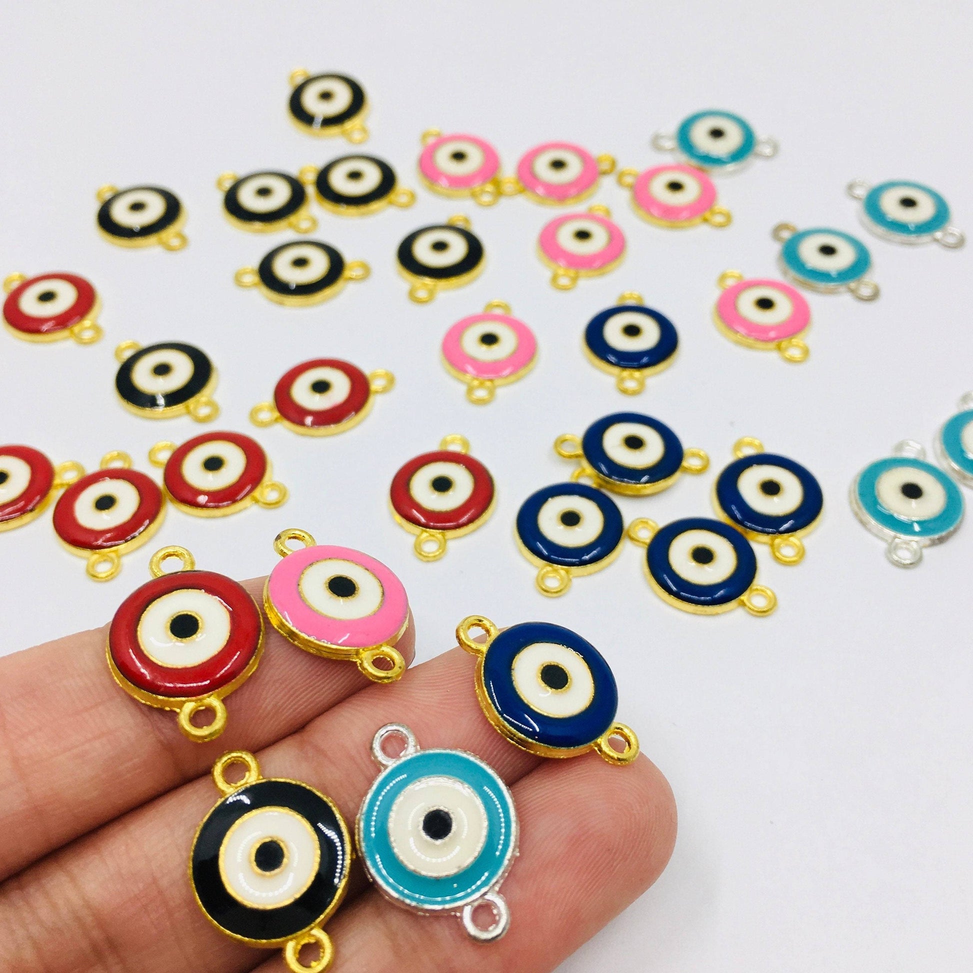Round Evil Eye Connector | Bellaire Wholesale