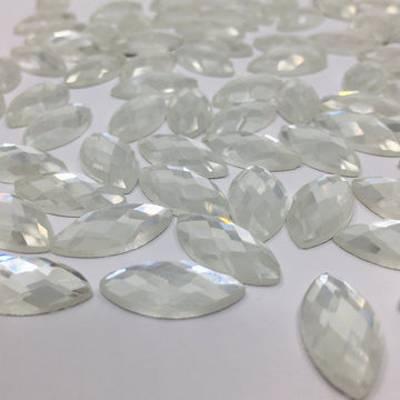 Crystal Marquee Shape Flat Back Clear | Bellaire Wholesale