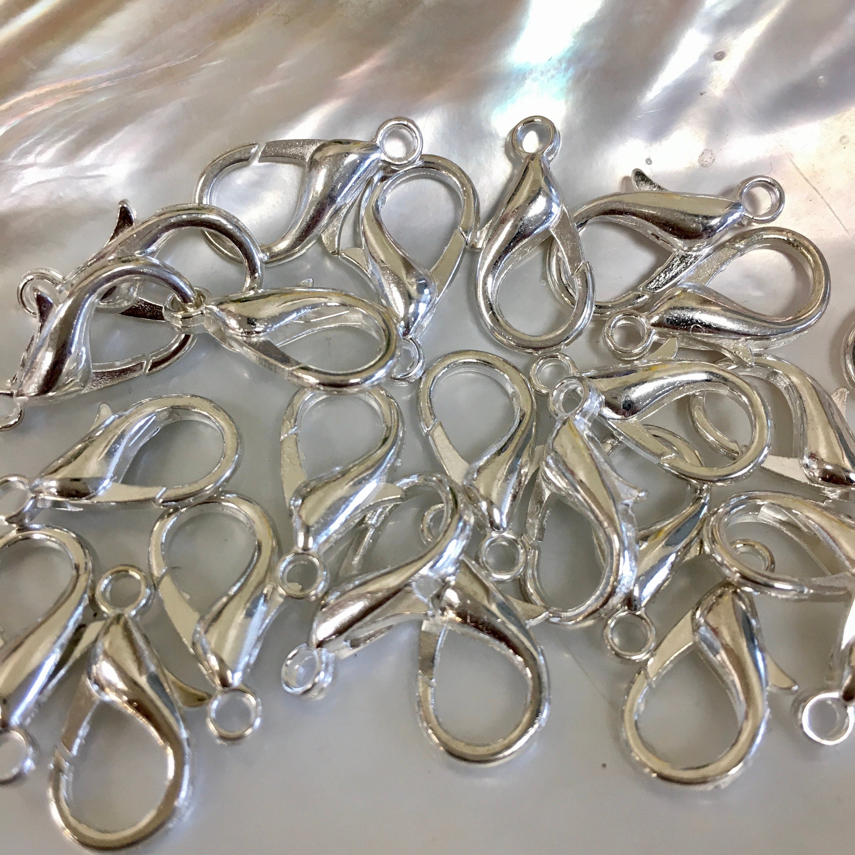 Lobster Clasps, Rose Gold/Silver | Bellaire Wholesale