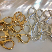 Lobster Clasps, Rose Gold/Silver | Bellaire Wholesale