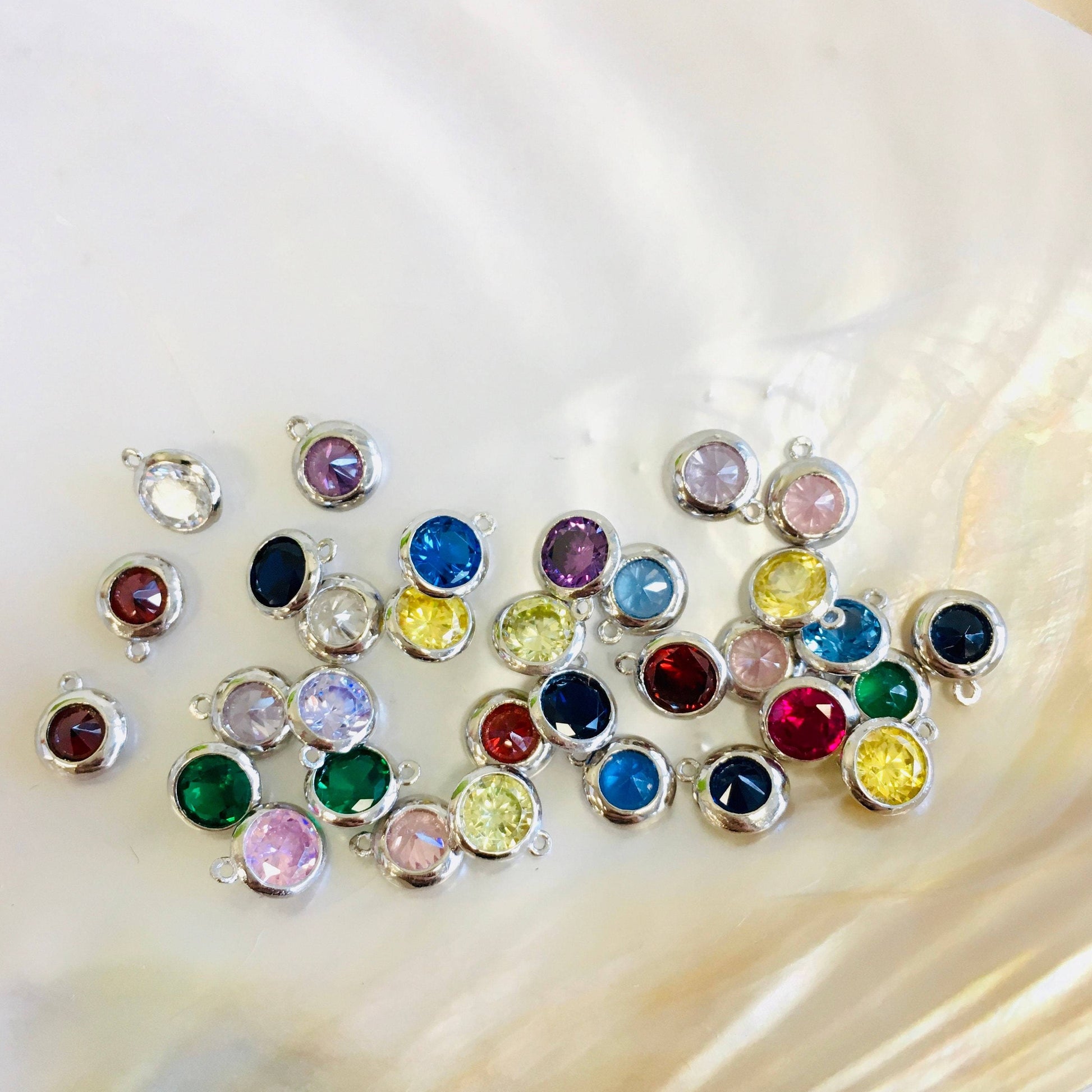 Sterling Silver Birth Stone charms | Bellaire Wholesale