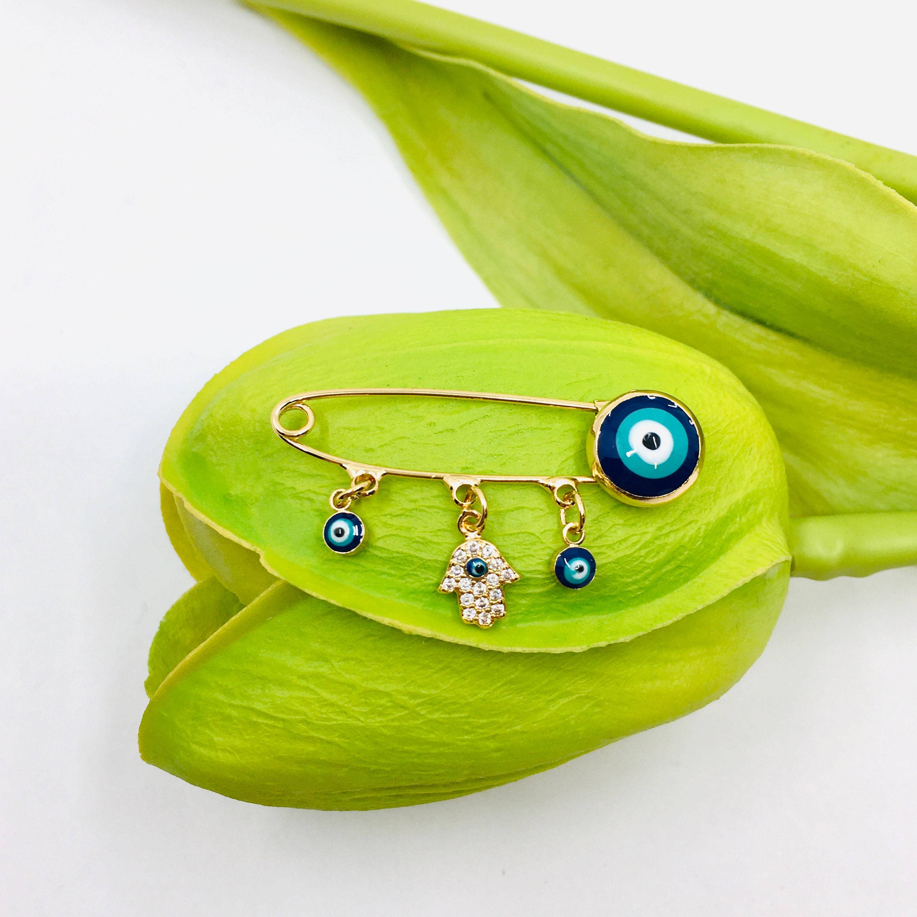 Hamsa Charm Evil Eye Pin | Bellaire Wholesale