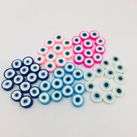 10mm Polymer Clay Evil Eye Beads | Bellaire Wholesale