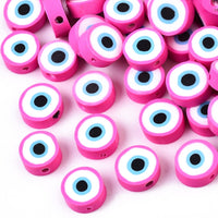 10mm Polymer Clay Evil Eye Beads | Bellaire Wholesale