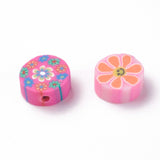 Round Flower Polymer Clay Beads | Bellaire Wholesale