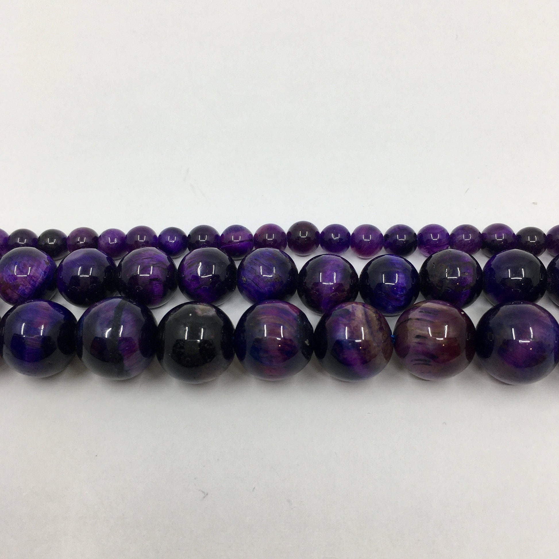 Purple Tigers eye beads | Bellaire Wholesale
