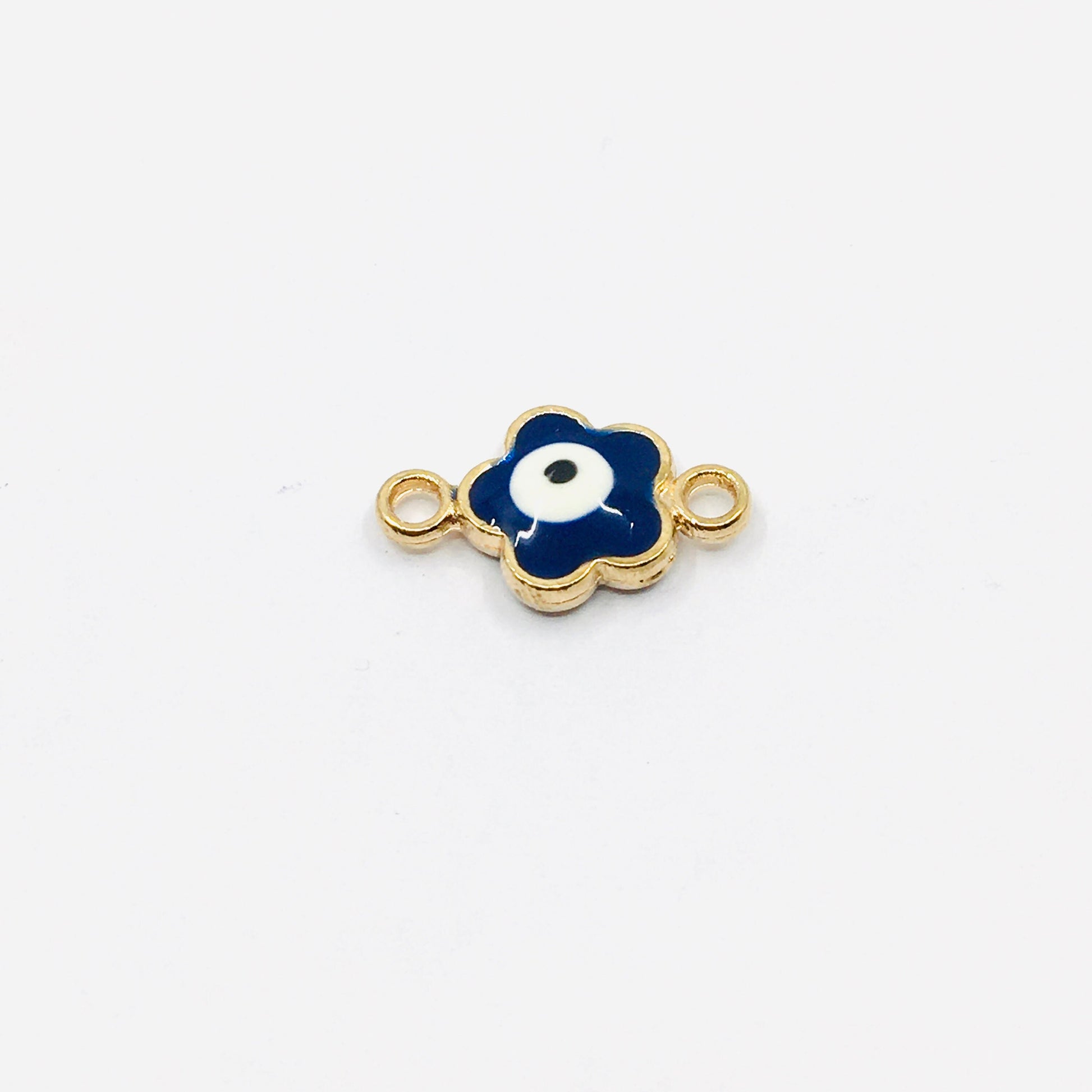 Evil Eye Connector, Flower Shaped | Bellaire Wholesale