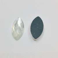Crystal Marquee Shape Flat Back Clear | Bellaire Wholesale