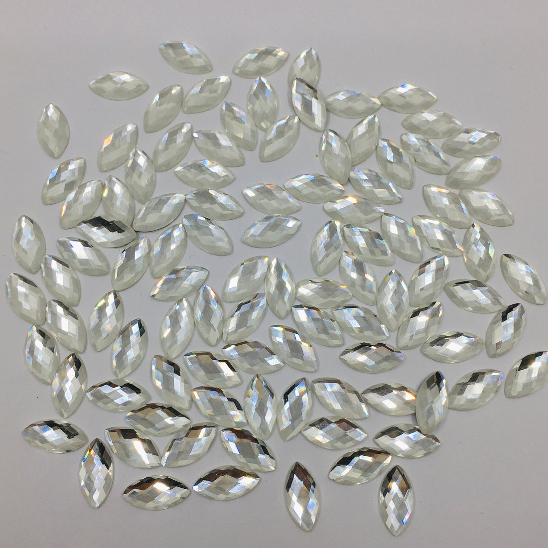 Crystal Marquee Shape Flat Back Clear | Bellaire Wholesale