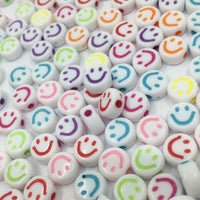 Mix Acrylic Smiley Face Round Beads | Bellaire Wholesale