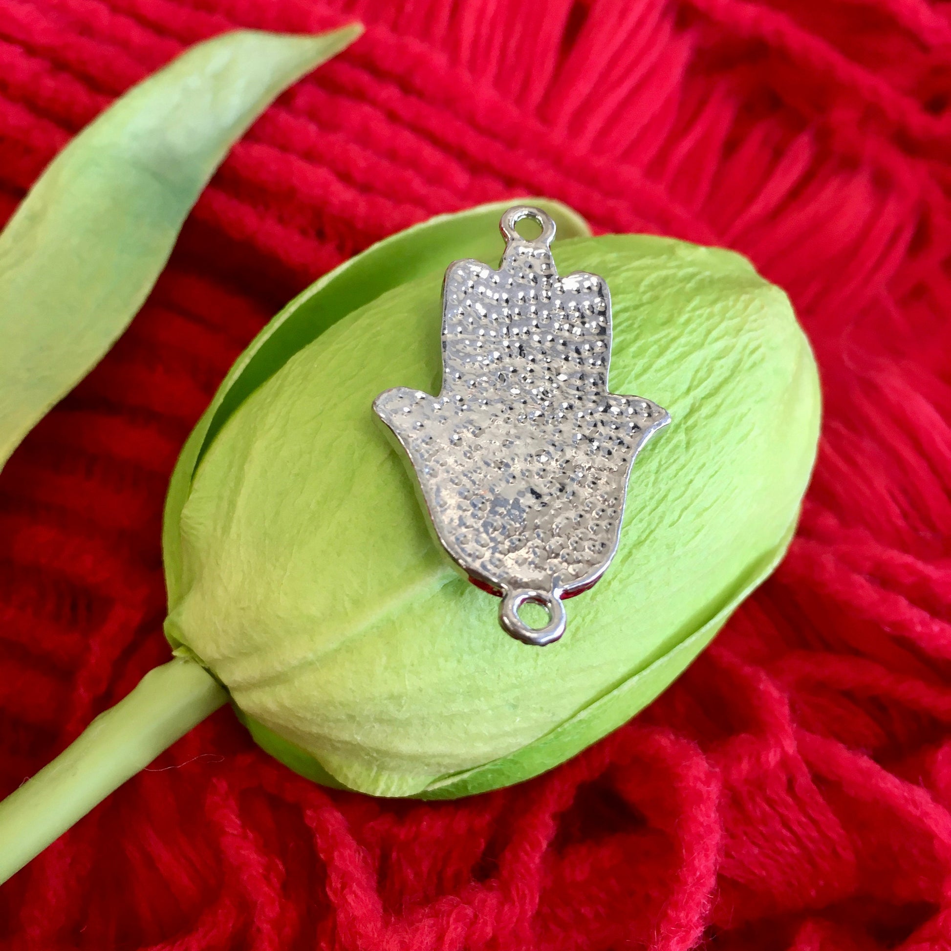 Hamsa Evil Eye Connector | Bellaire Wholesale