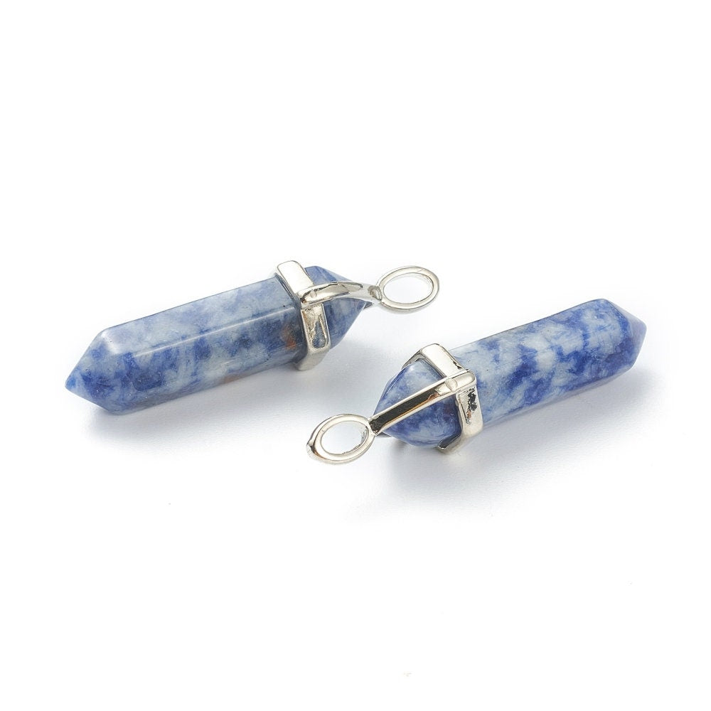 Sodalite Bullet Pendant, Gemstone Bullet | Bellaire Wholesale