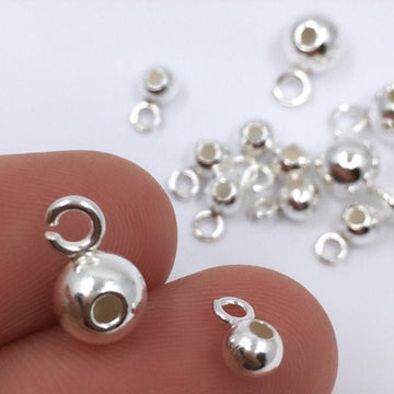 Sterling Silver Bead Charm Hanger | Bellaire Wholesale