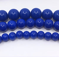 Opaque Royal Blue Faux Pearls | Bellaire Wholesale