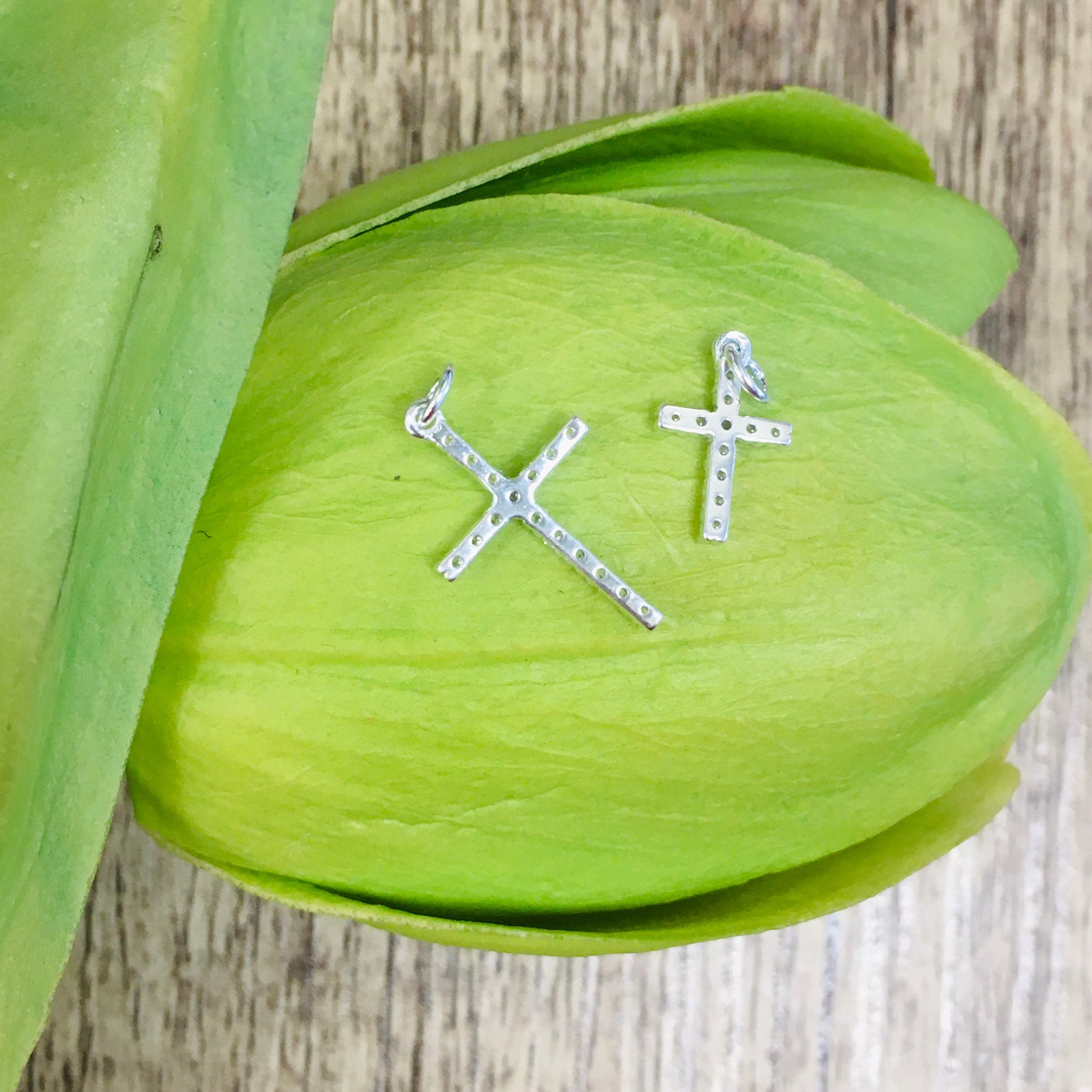 Sterling Silver Cross Charm | Bellaire Wholesale