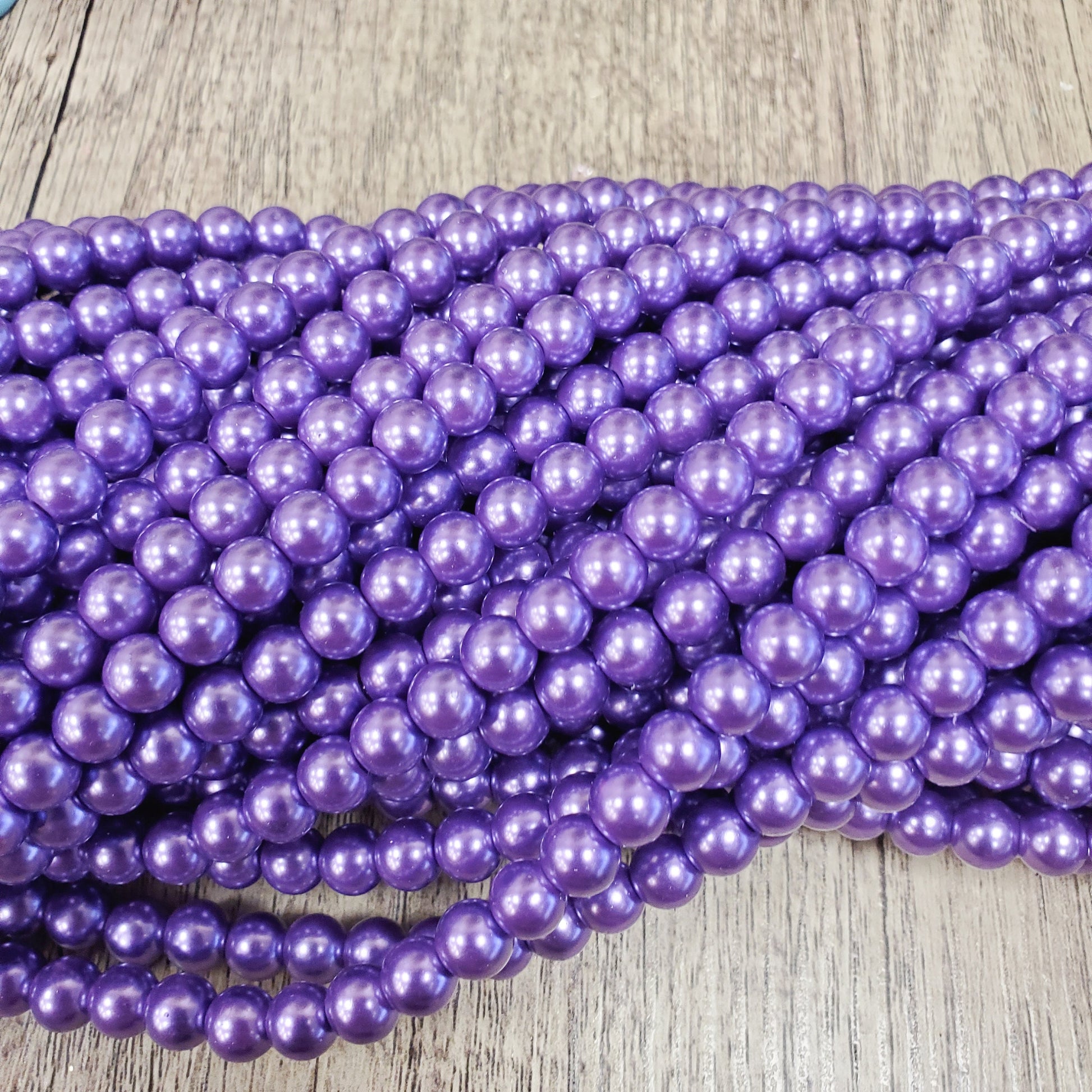 Faux Glass Pearls, 8mm, 10mm | Bellaire Wholesale