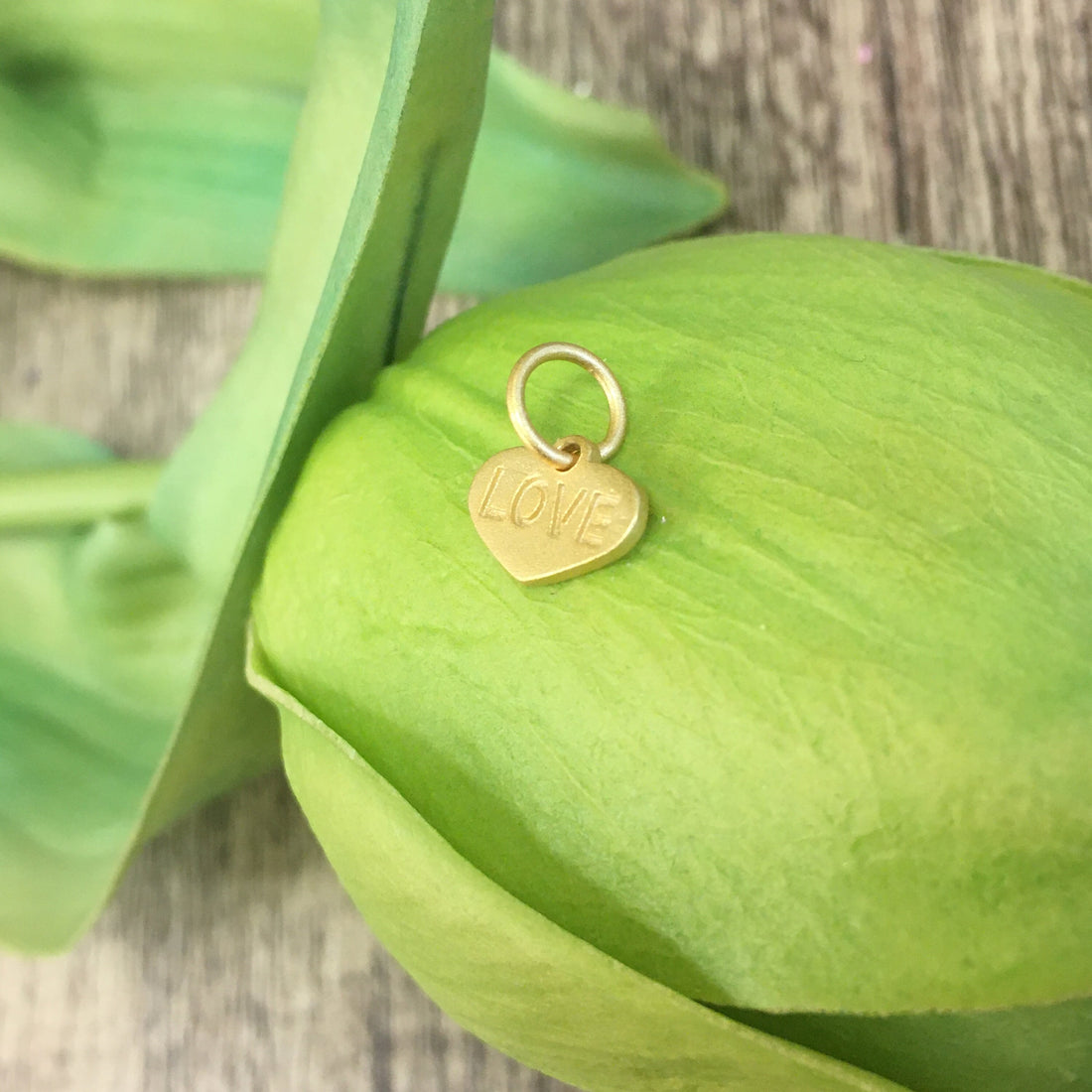 Sterling Silver Heart Love Charm