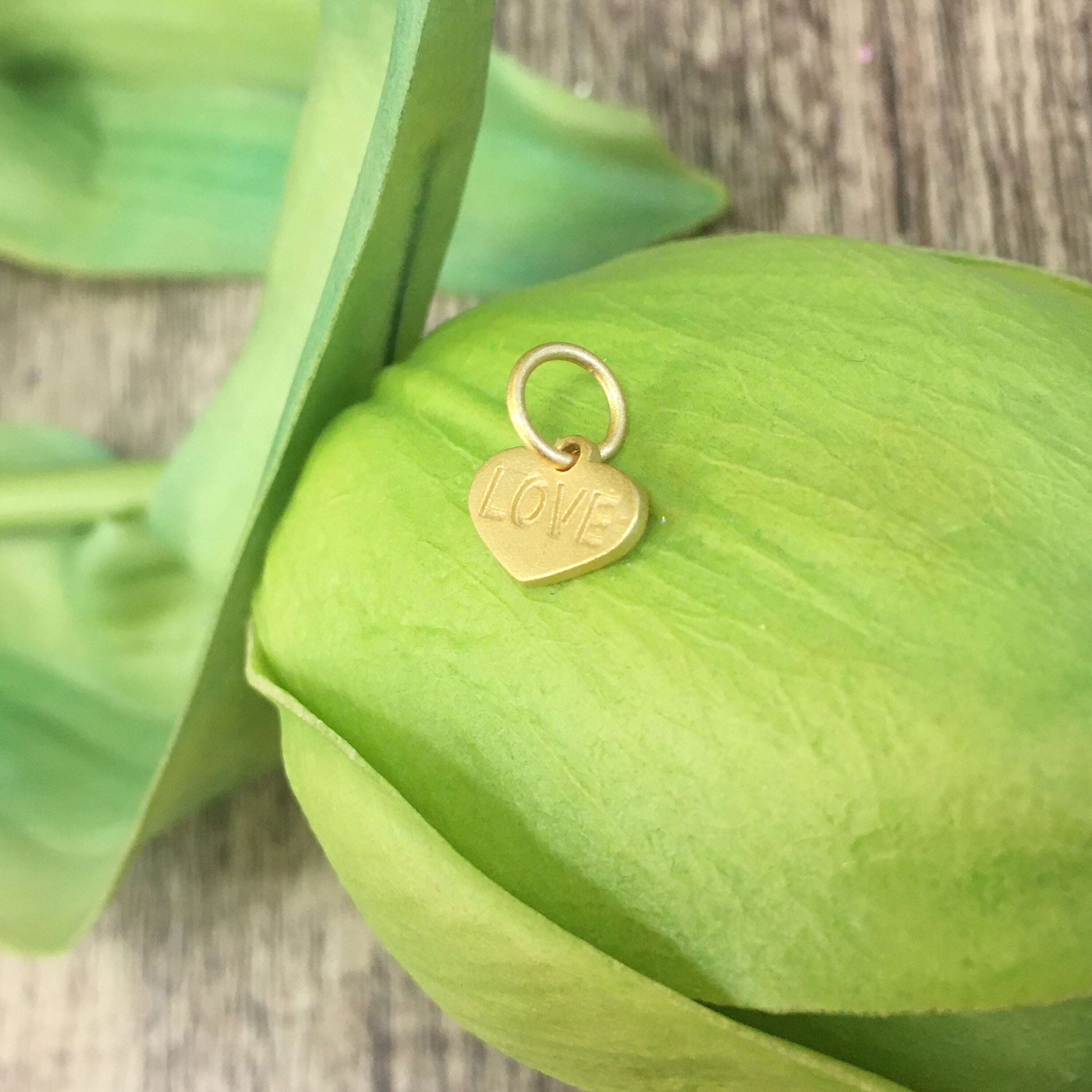 Sterling Silver Heart Love Charm