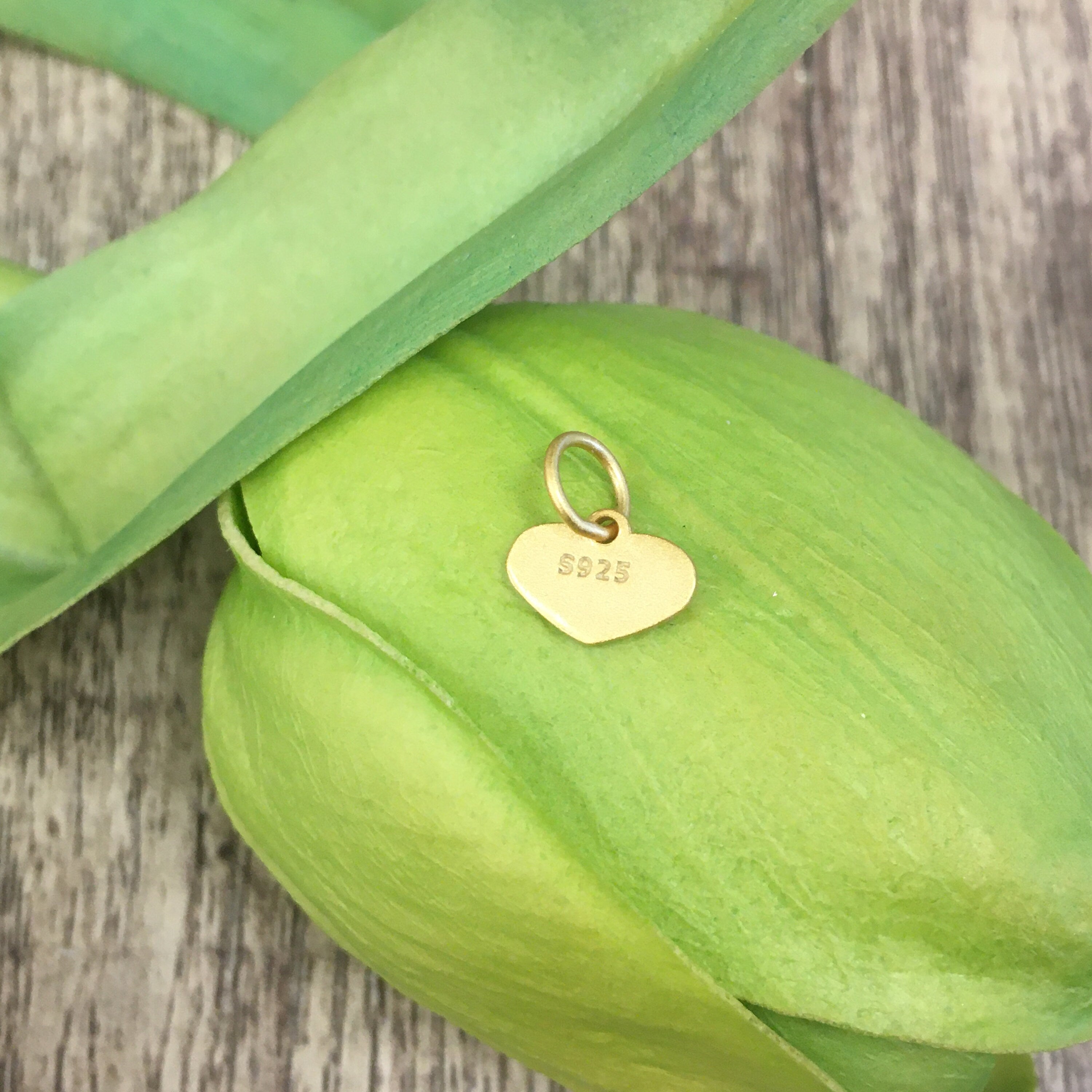 Sterling Silver Heart Love Charm