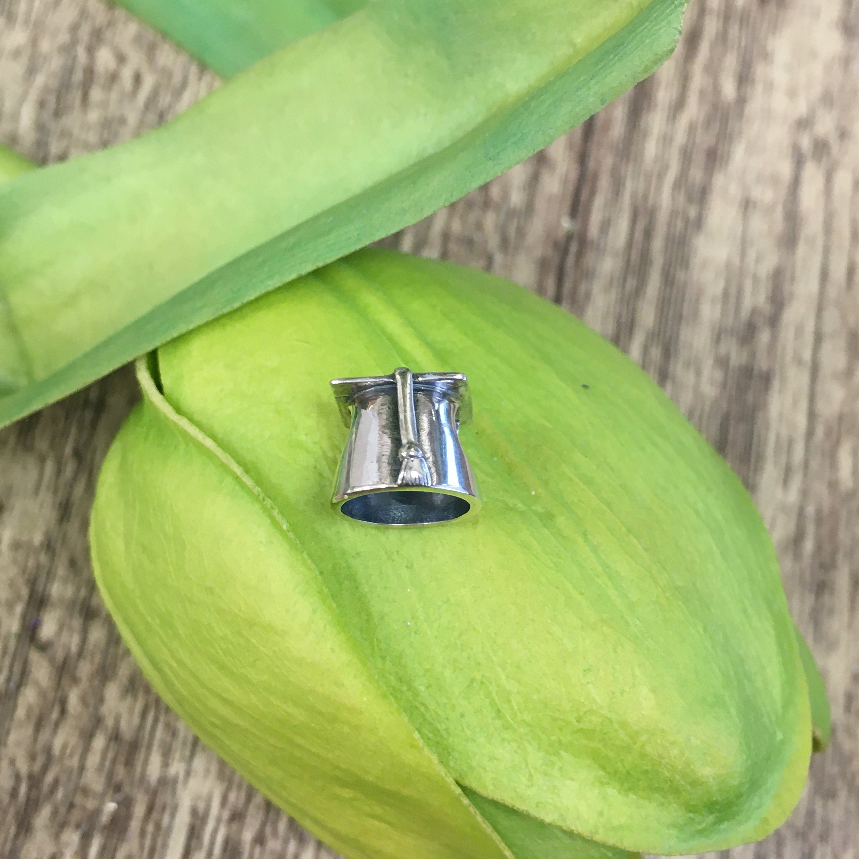 Sterling Silver Graduation Cap Bead | Bellaire Wholesale