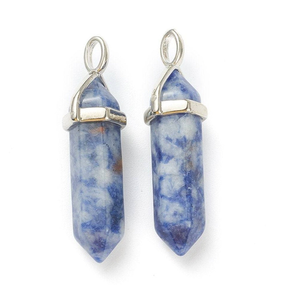 Sodalite Bullet Pendant, Gemstone Bullet | Bellaire Wholesale