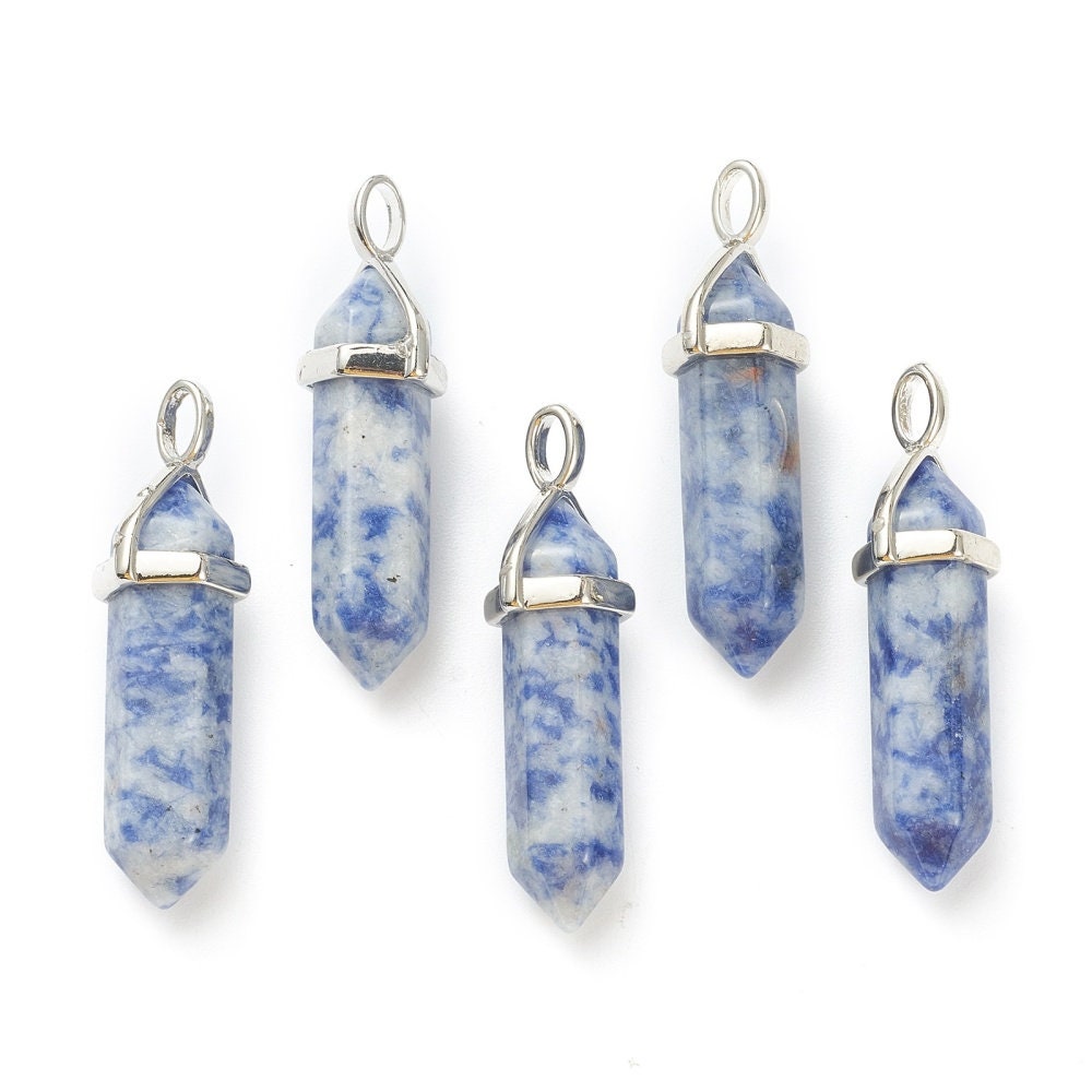 Sodalite Bullet Pendant, Gemstone Bullet | Bellaire Wholesale
