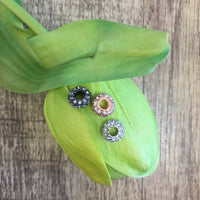Rhinestone Spacers, Alloy Spacer Beads