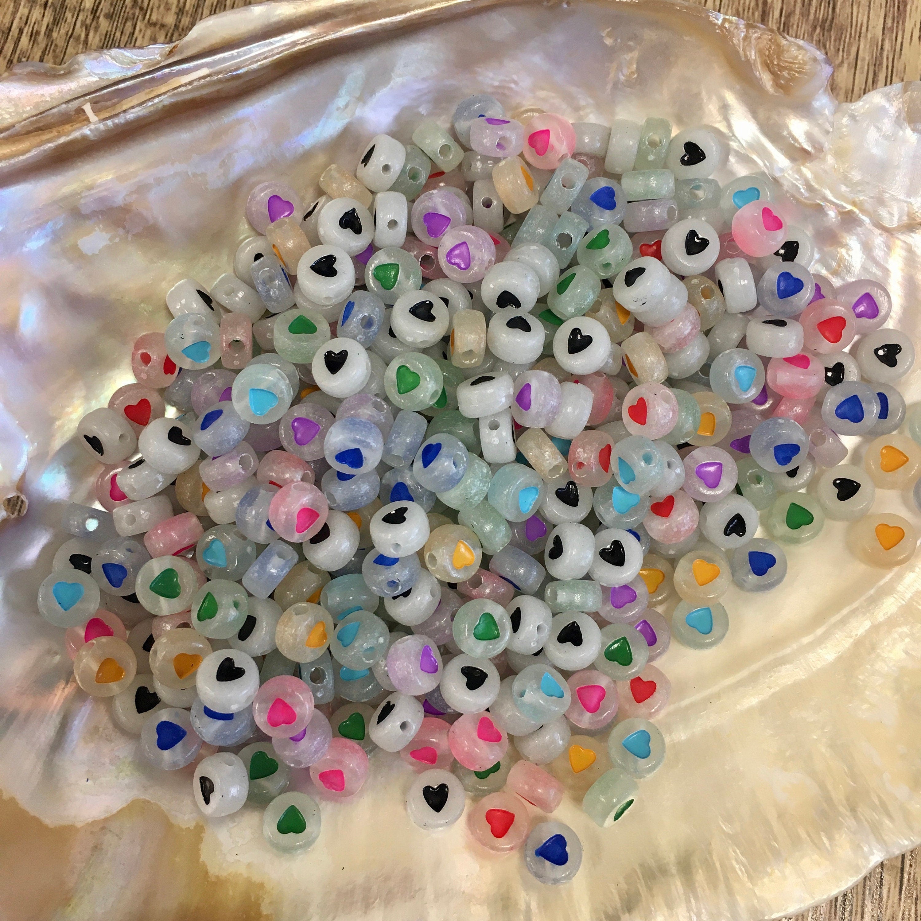 Mix Acrylic Heart Beads | Bellaire Wholesale