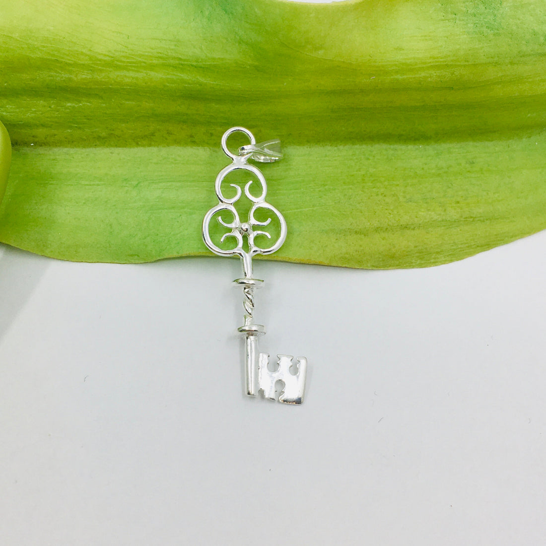 Key Charm Sterling Silver for bracelets and necklaces | Bellaire Wholesale