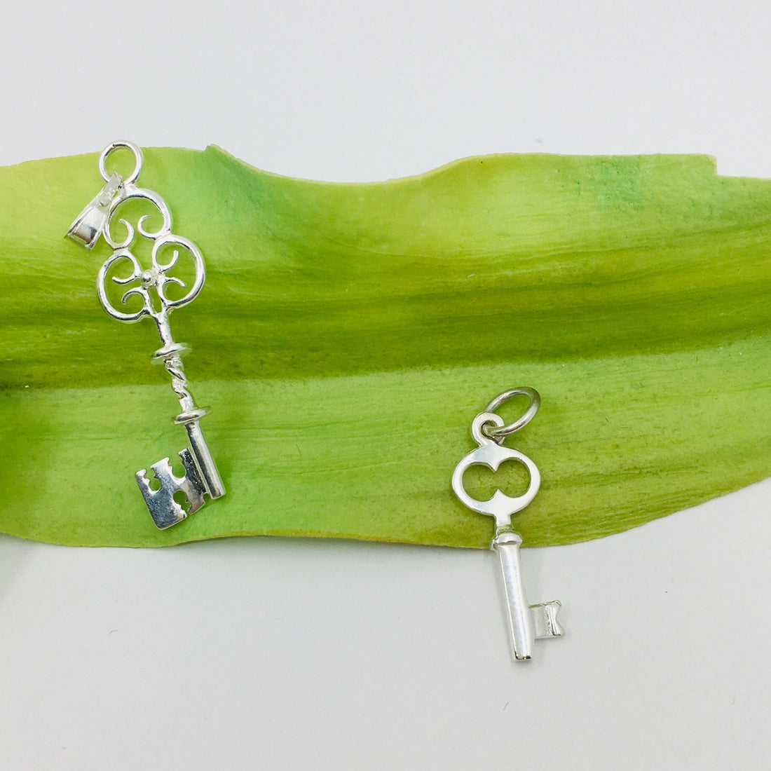 Key Charm Sterling Silver for bracelets and necklaces | Bellaire Wholesale